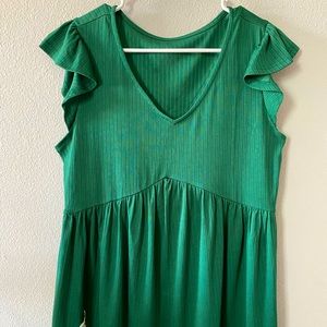 Brand New Soft Green Baby Doll Top